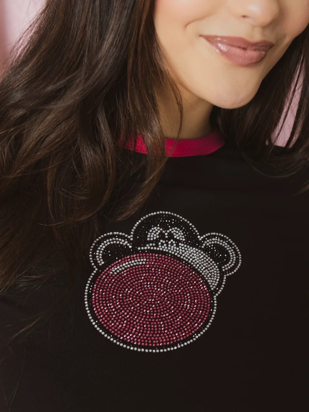 Sparkle Era Bobby Jack Ringer Crop Top - Picture 3 of 7